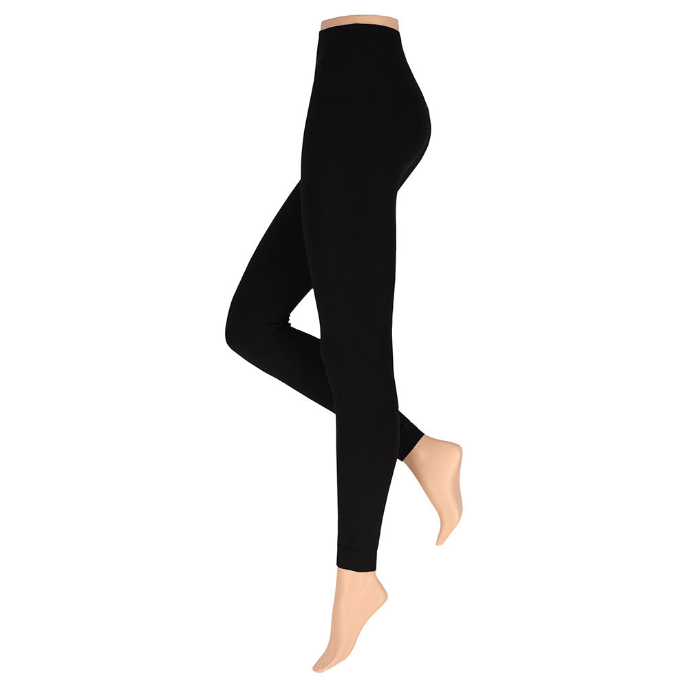 Warme thermische legging voor dames - Lichtgewicht fleecegevoerde, slim fit basislaagbroek(L-XL, LY175-Black Warme thermische legging voor dames - Lichtgewicht fleecegevoerde, slim fit basislaagbroek(L-XL, LY175-Black