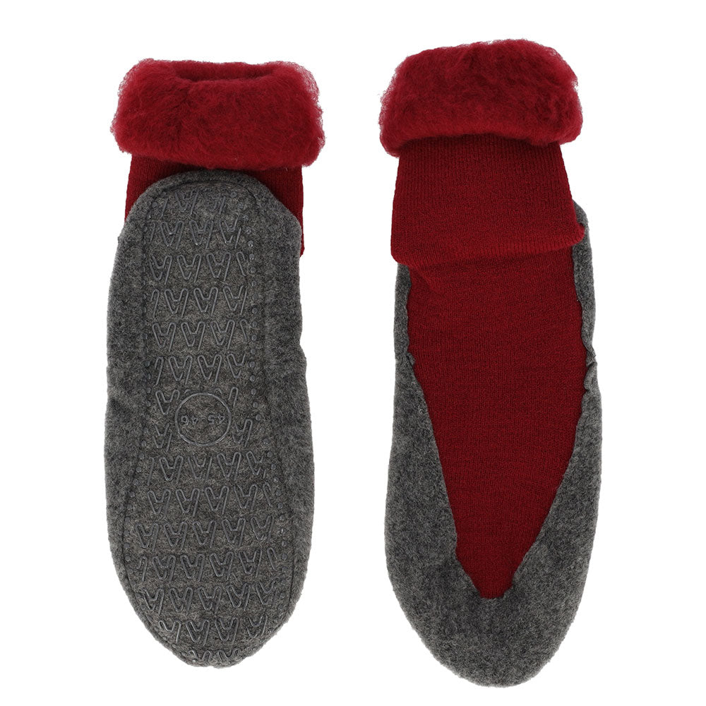 Pantoffel sokken rood