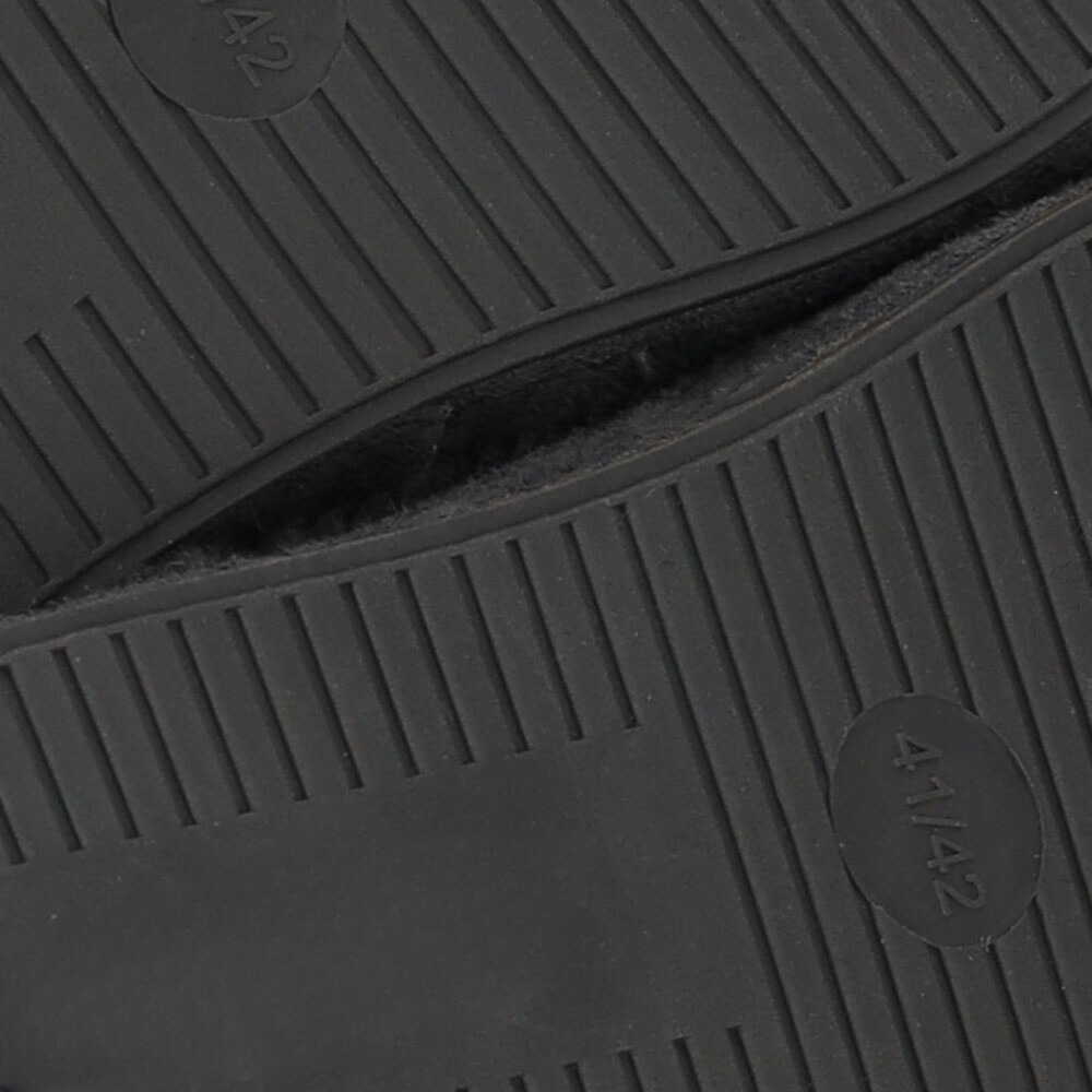 Pantoffels Heren Teddy Wol Hoog