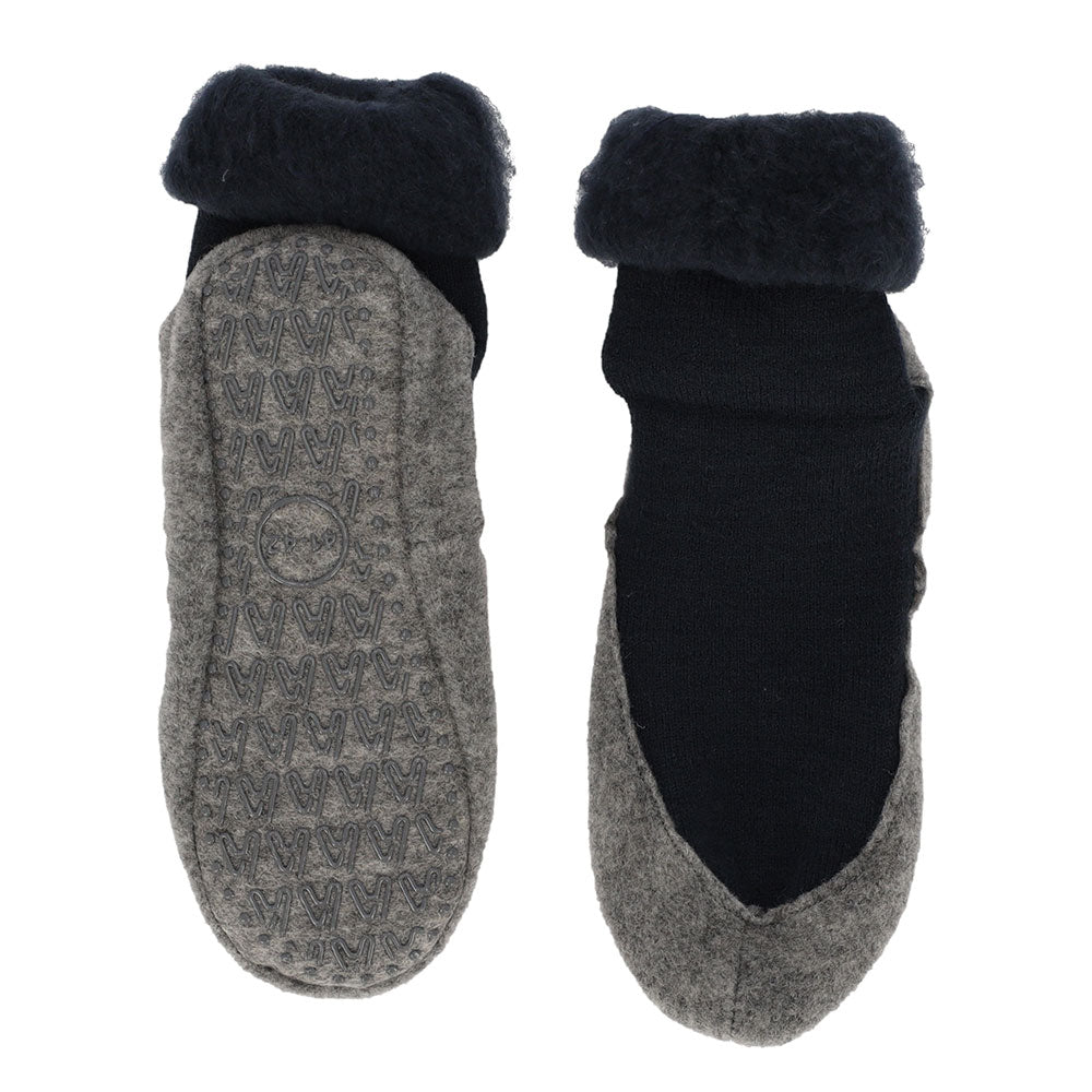 Pantoffel sokken blauw
