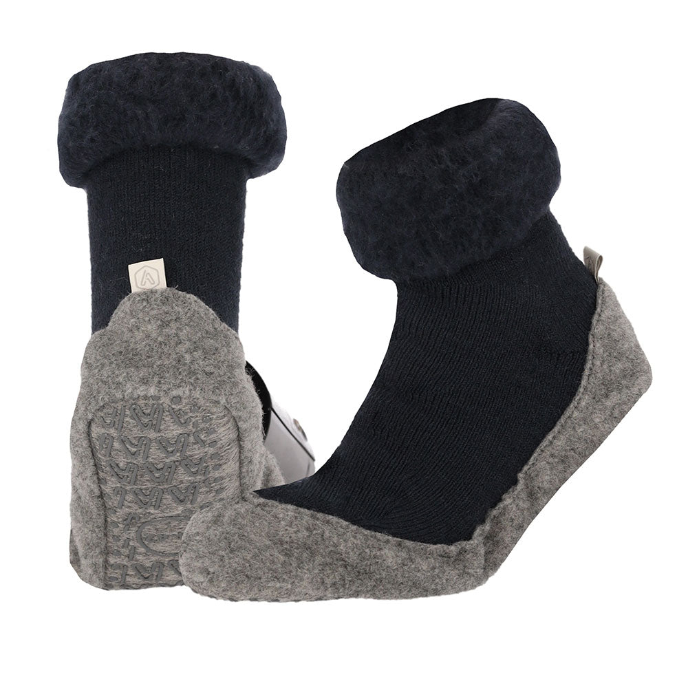 Pantoffel sokken blauw