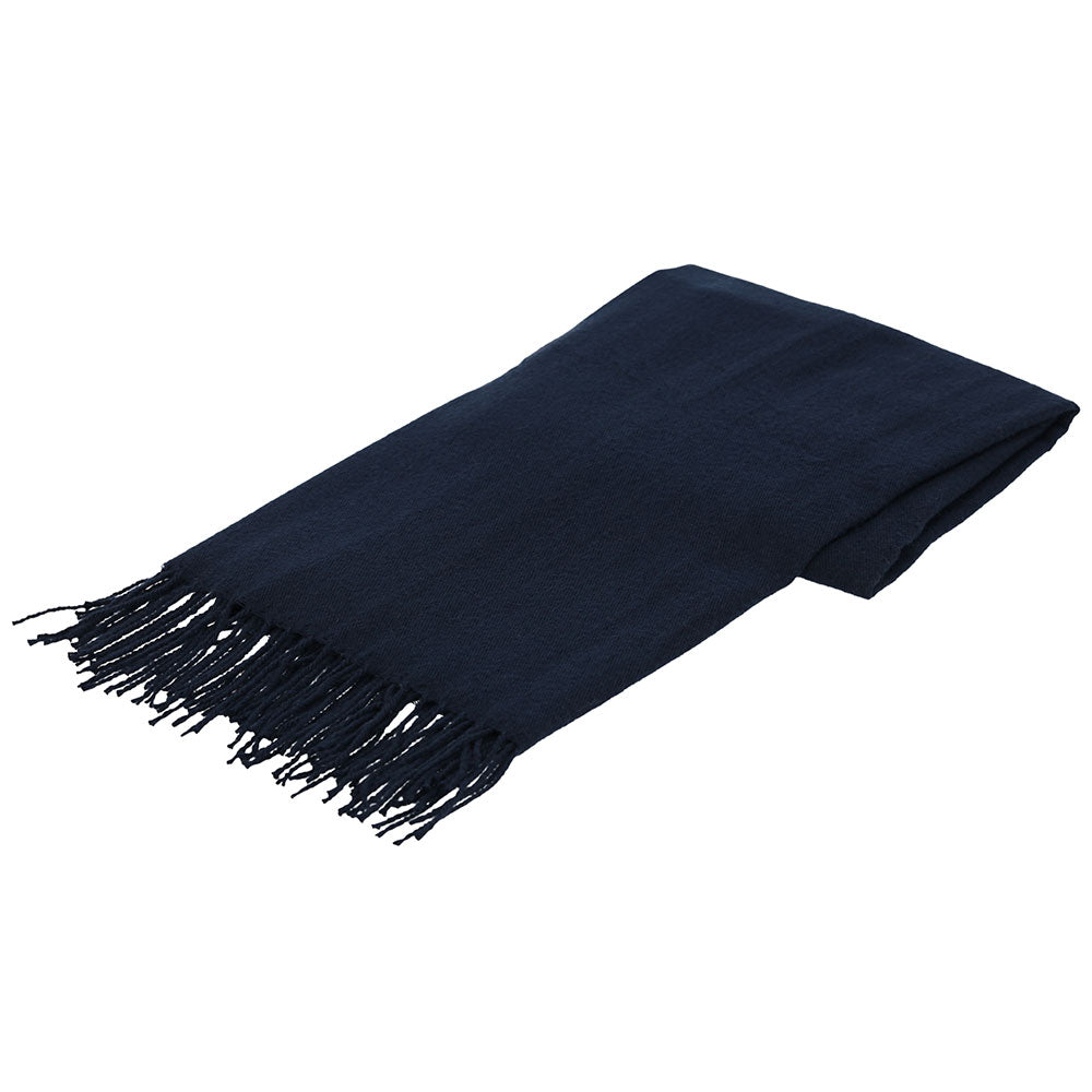 Sjaal navy opgevouwen