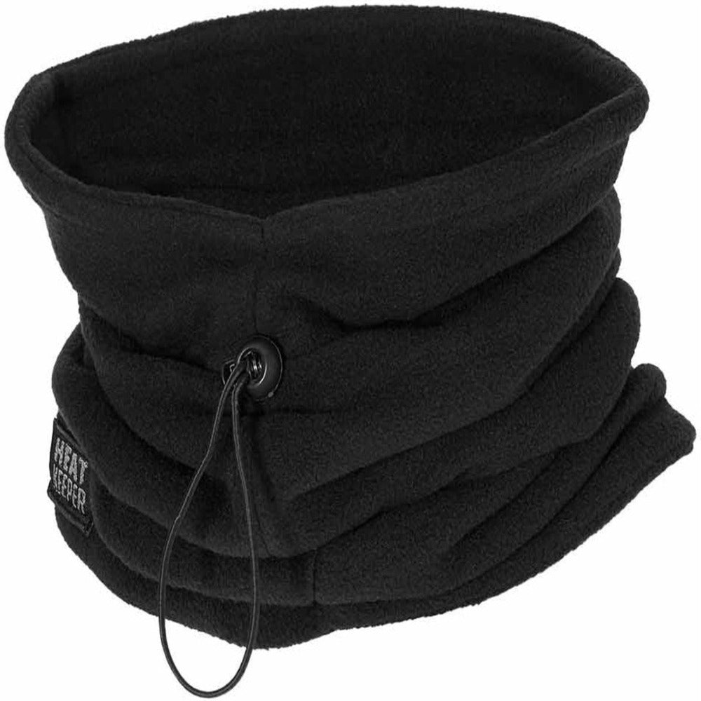 Thermo Fleece Nekwarmer Unisex Zwart (One Size)