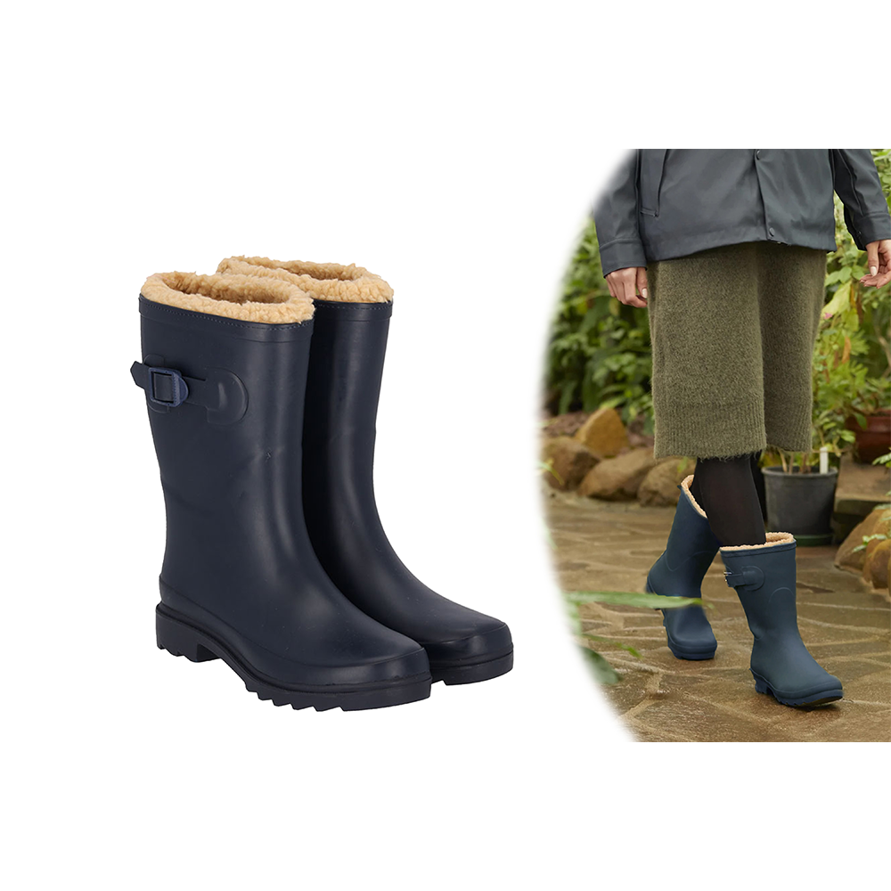 Regenlaarzen Dames Imitatiebont