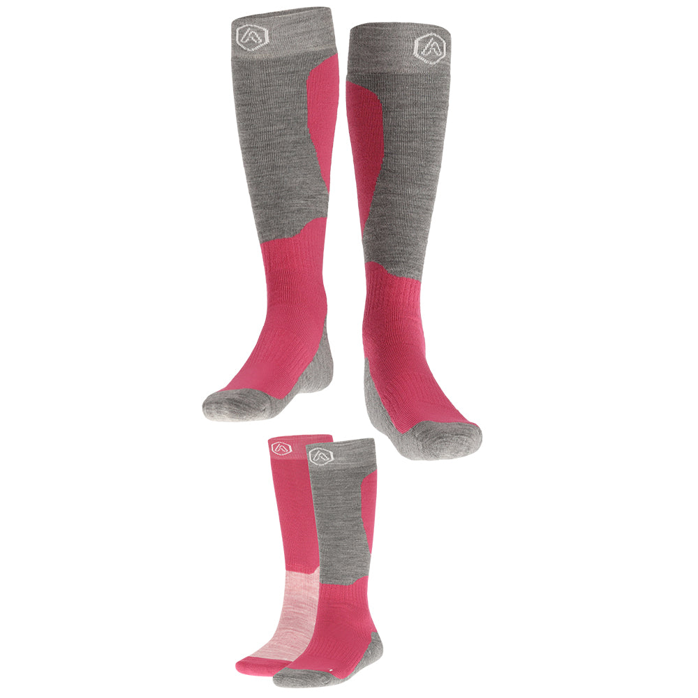 Skisokken 2-Paar Unisex