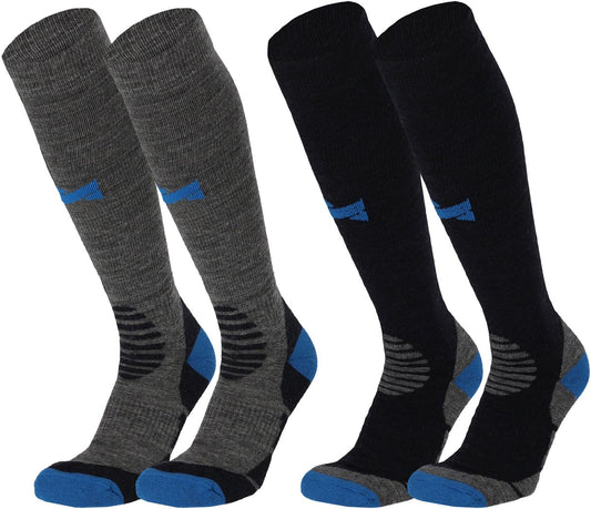 Outdoor Merino Wollen Compressie Sokken 2pk